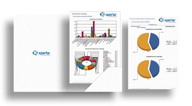 informes personalizados Gestión de incidencias