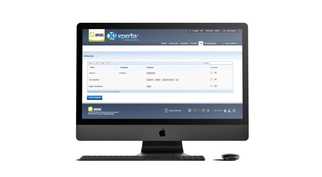 Knowledge base Gestión de incidencias